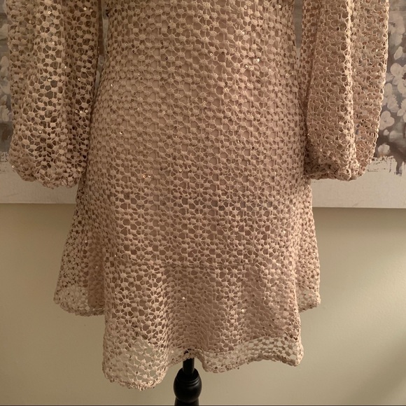 Free People Kaya Sequin Lace Dress - Picture 6 of 12